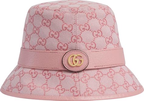 gucci pink cap - pink Gucci bucket hat.